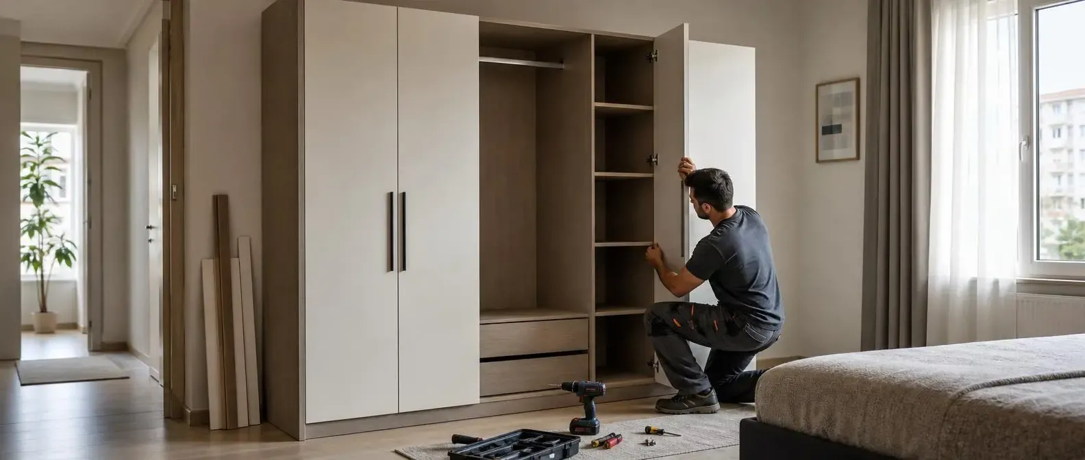 Gardırop Montajında Nelere Dikkat Edilmeli? Güvenli Kurulum Rehberi